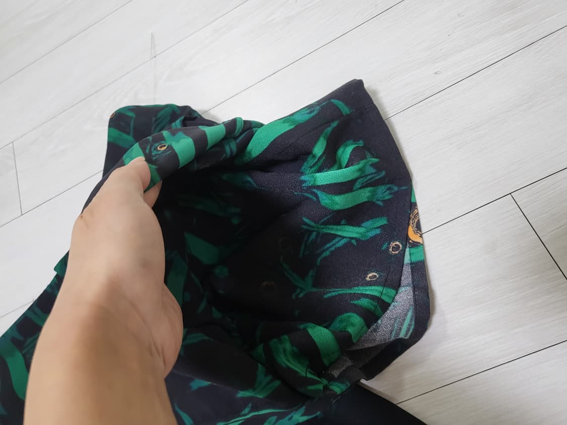 톰그레이 하운드 수입한 시스루 실키  패턴 바지 44-55 상품이미지3