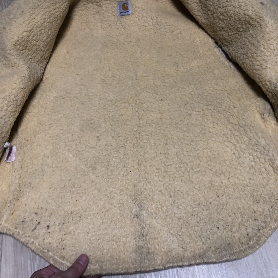 (M) 80's 미국제조 칼하트 Carhartt 덕캔버스 쉐르파 베스트  상품이미지5