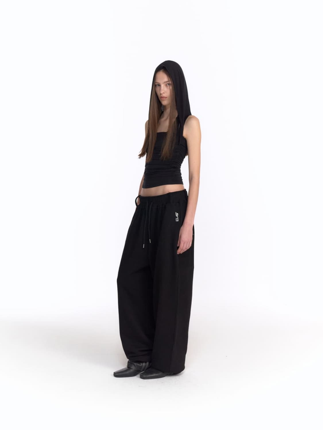 [새상품] 2000아카이브스 zen hoodie tank black 02 상품이미지3