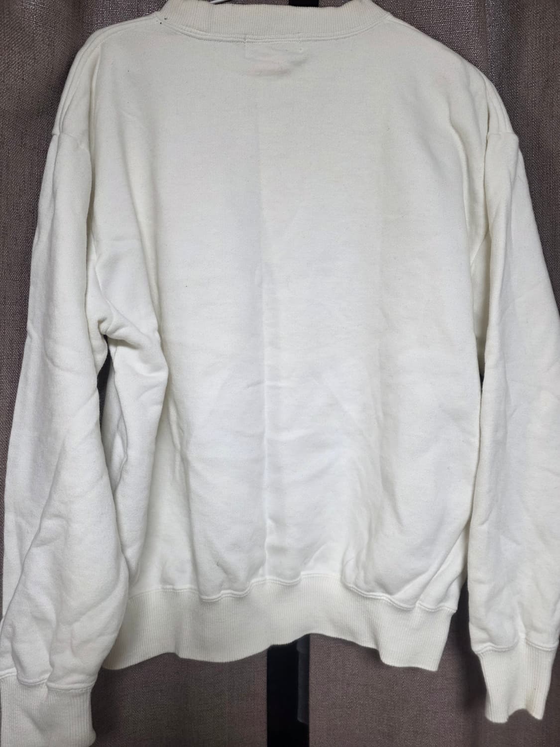 블랙화이트맨투맨 M 상품이미지4