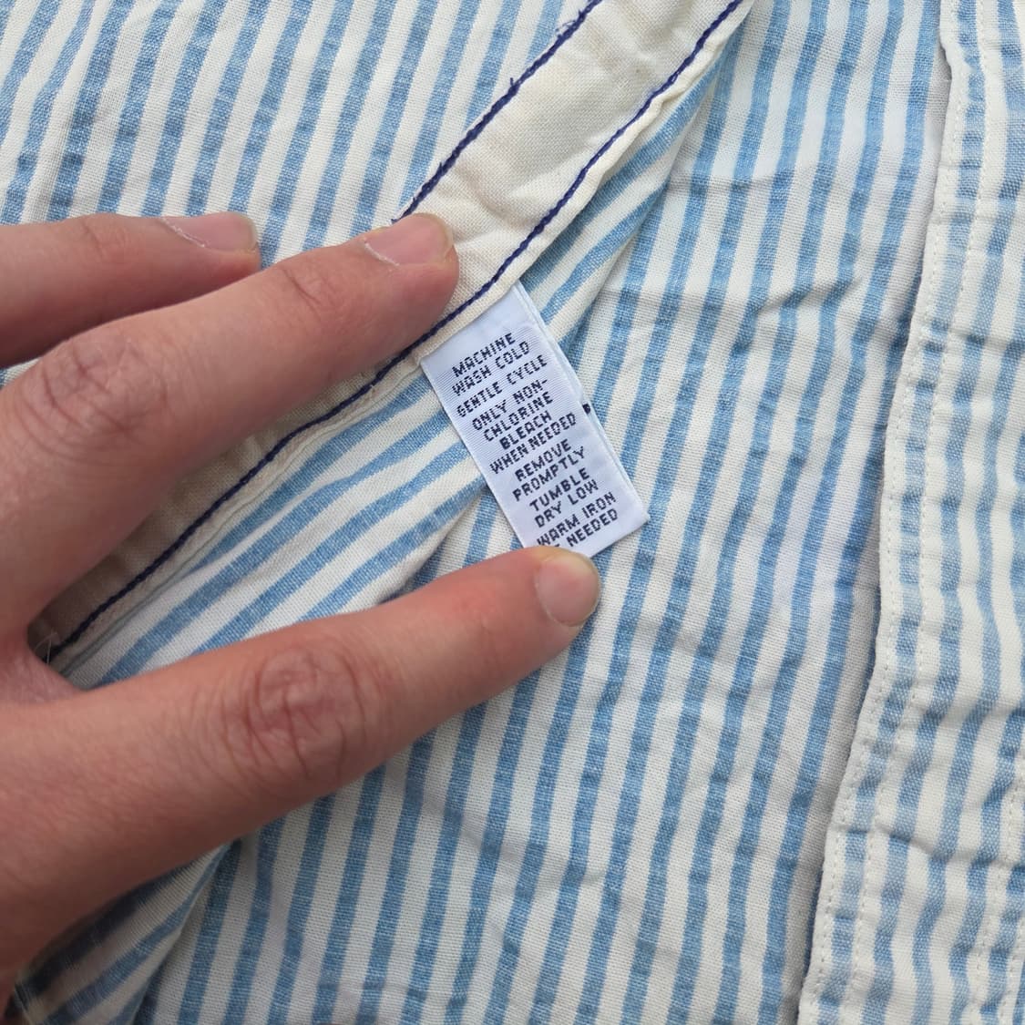 POLO  스트라이프 시어서커 셔츠 상품이미지6