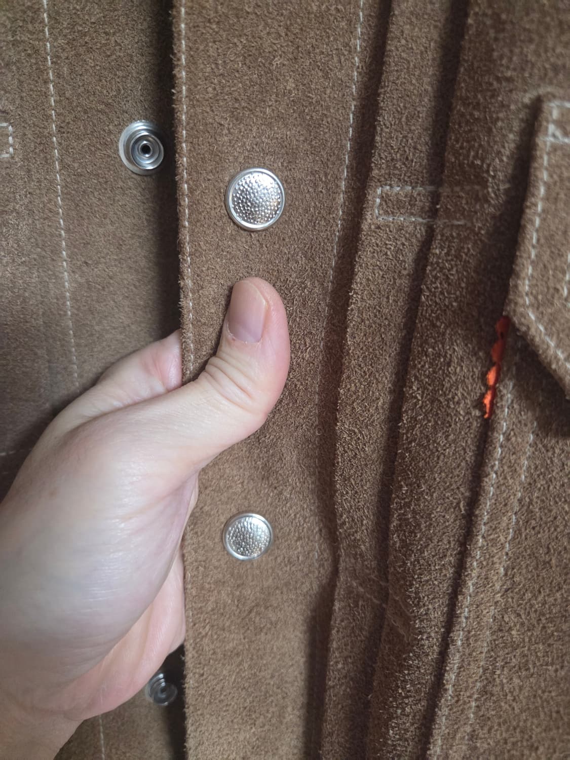 올리브드랩서비스 스웨이드 트러커자켓 상품이미지5