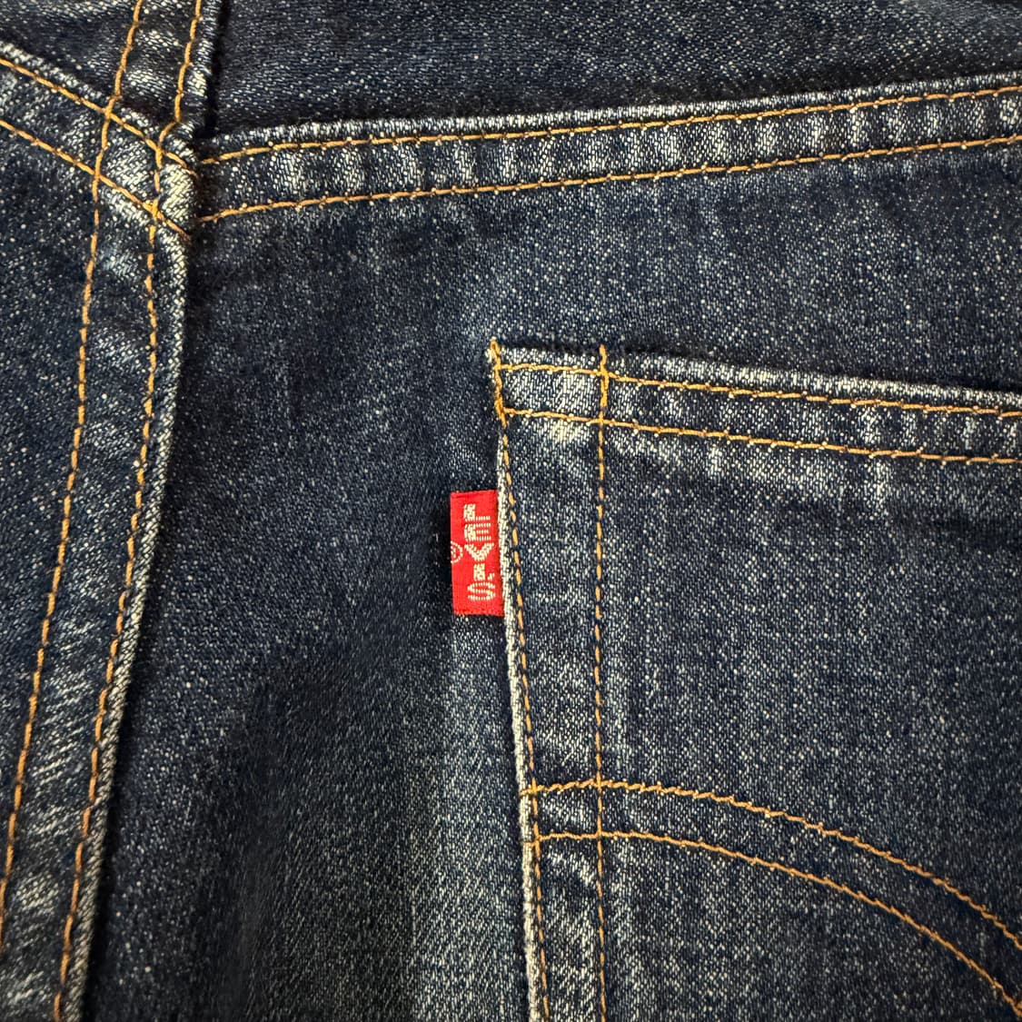 [정품/31X34] 리바이스 502XX 빅E 셀비지 일본판 데님 팬츠 상품이미지8
