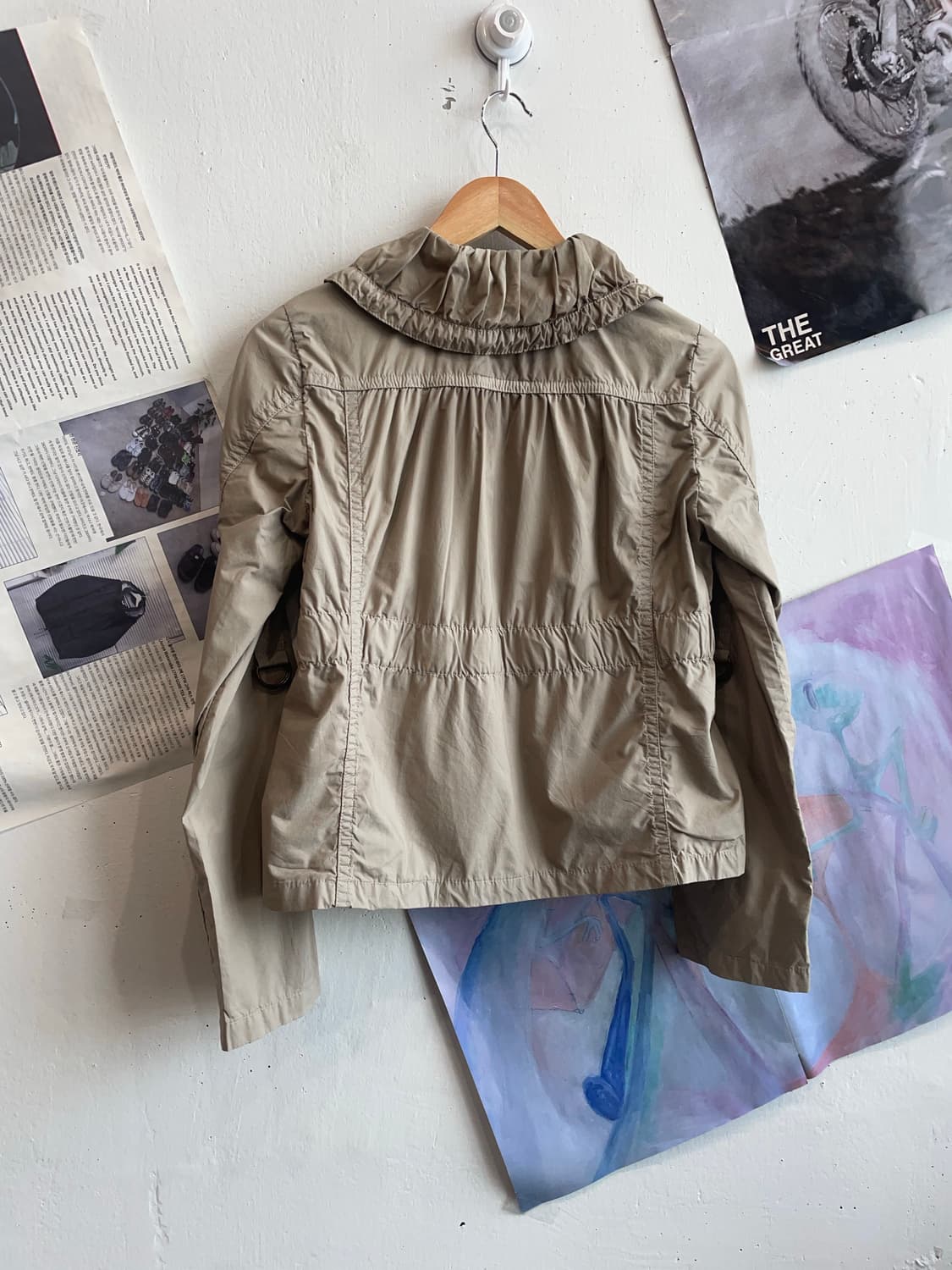 JPN 셔링 코튼 자켓  상품이미지3