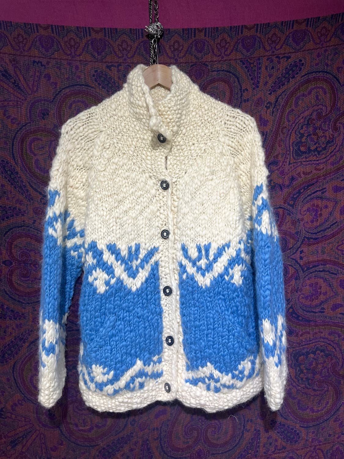 네팔제 코위찬 스웨터 니트 상품이미지1