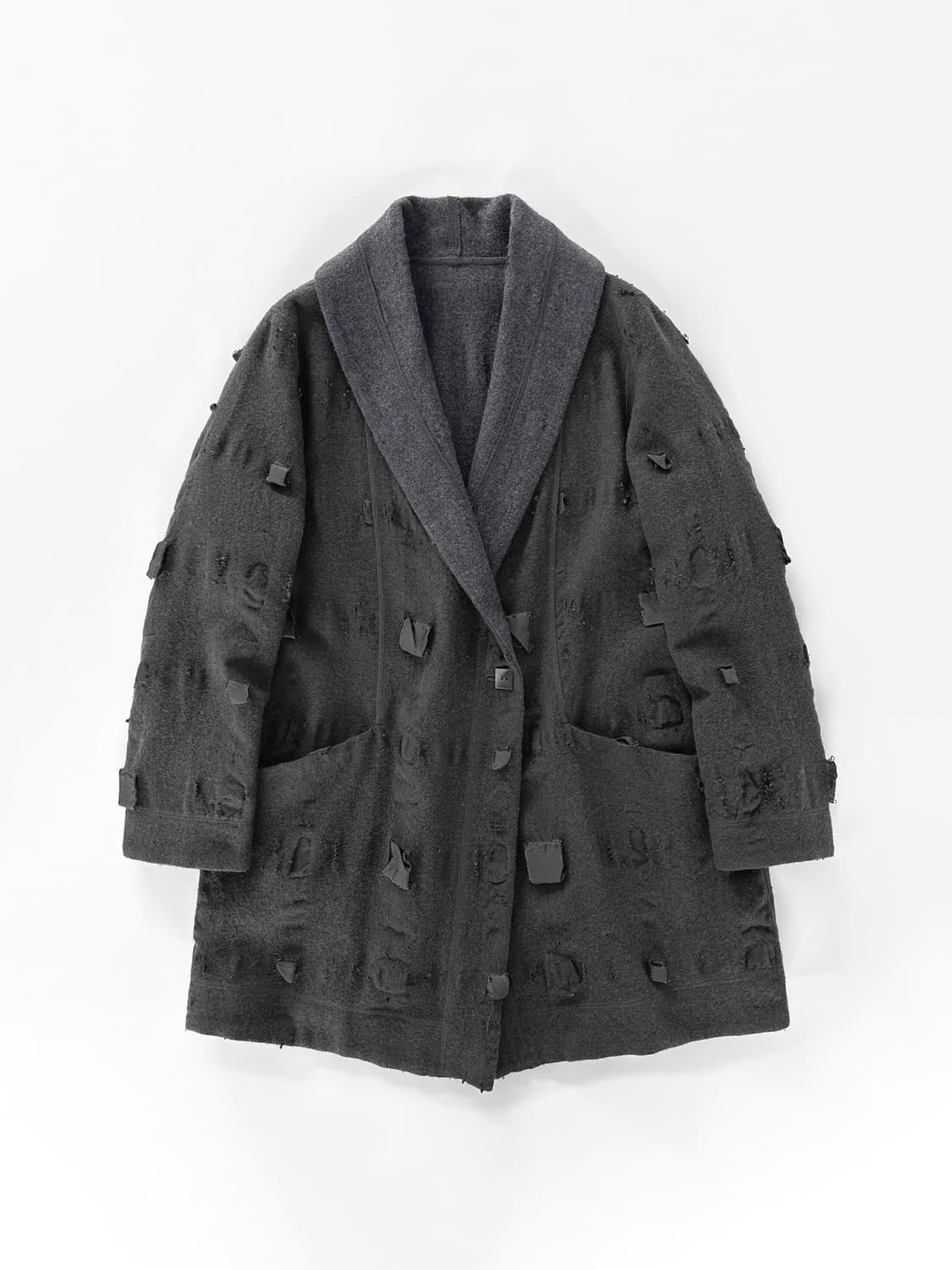 빈티지 이세이 미야케 Haat 울 숄 코트 상품이미지1