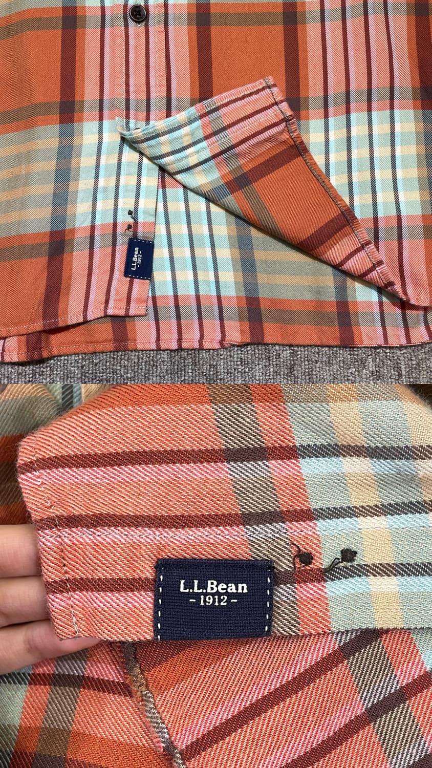 (XL) L.L.Bean 엘엘빈 체크 셔츠 상품이미지8