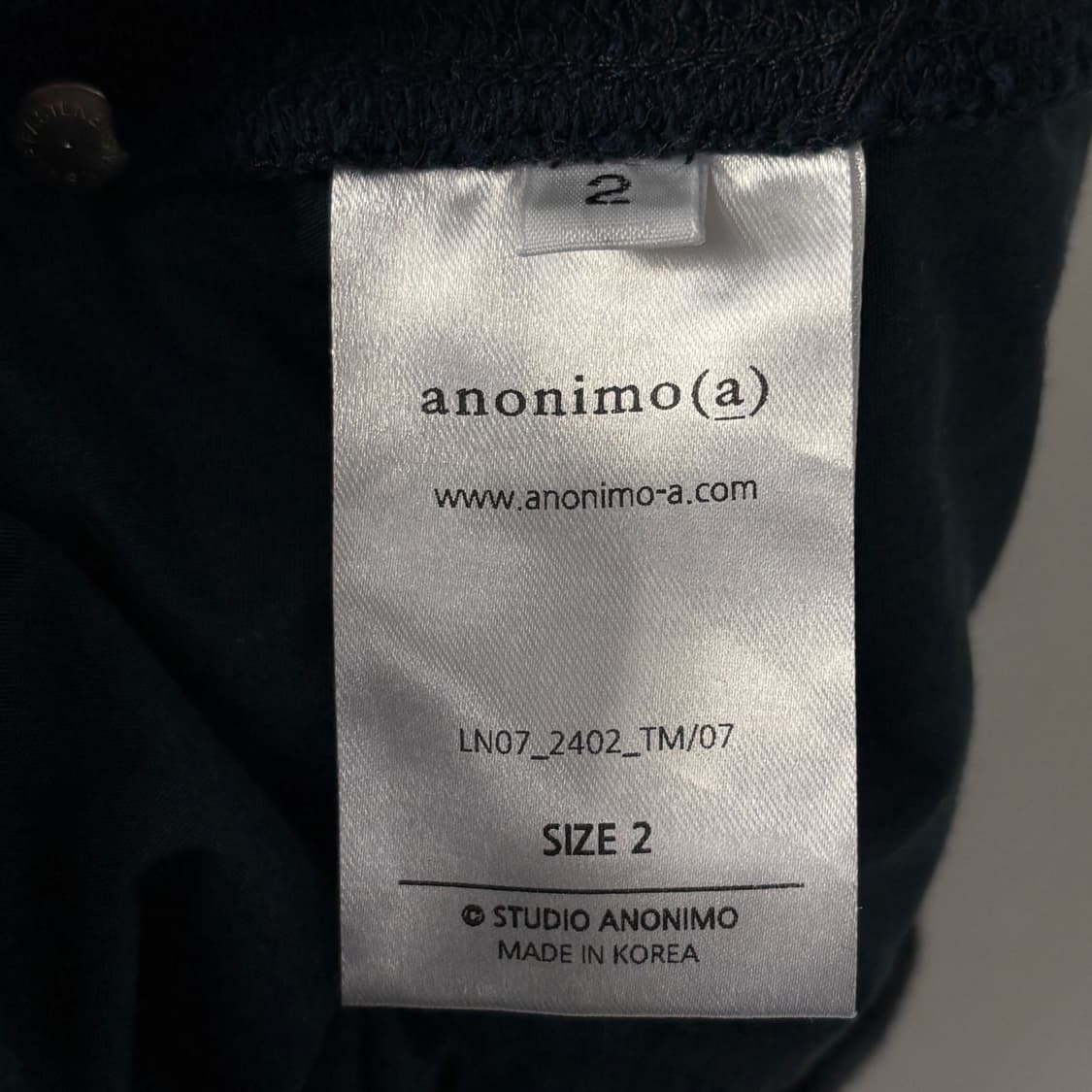아노니모아노니마 팬츠 상품이미지8