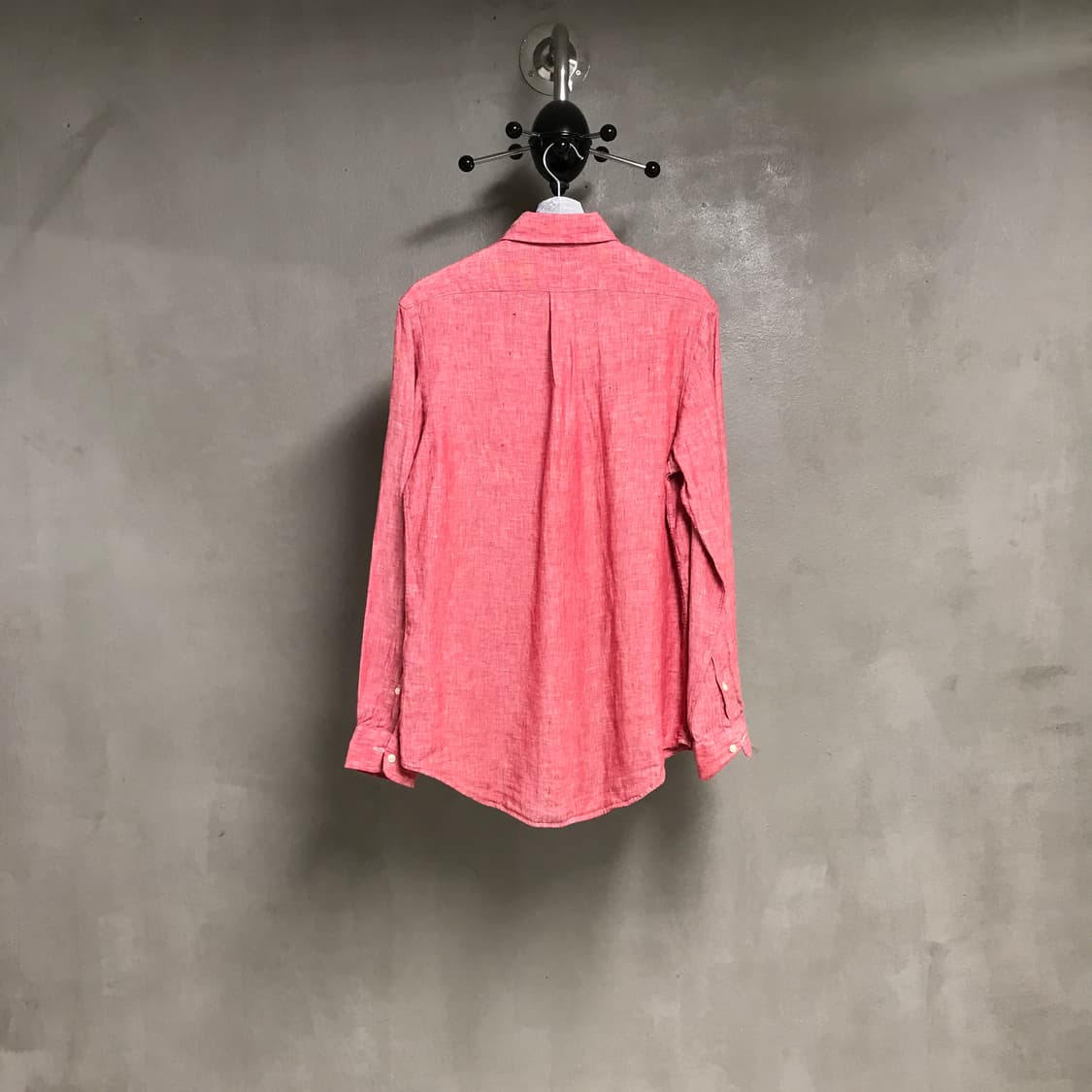 폴로 랄프로렌 린넨 셔츠 레드 S 상품이미지6