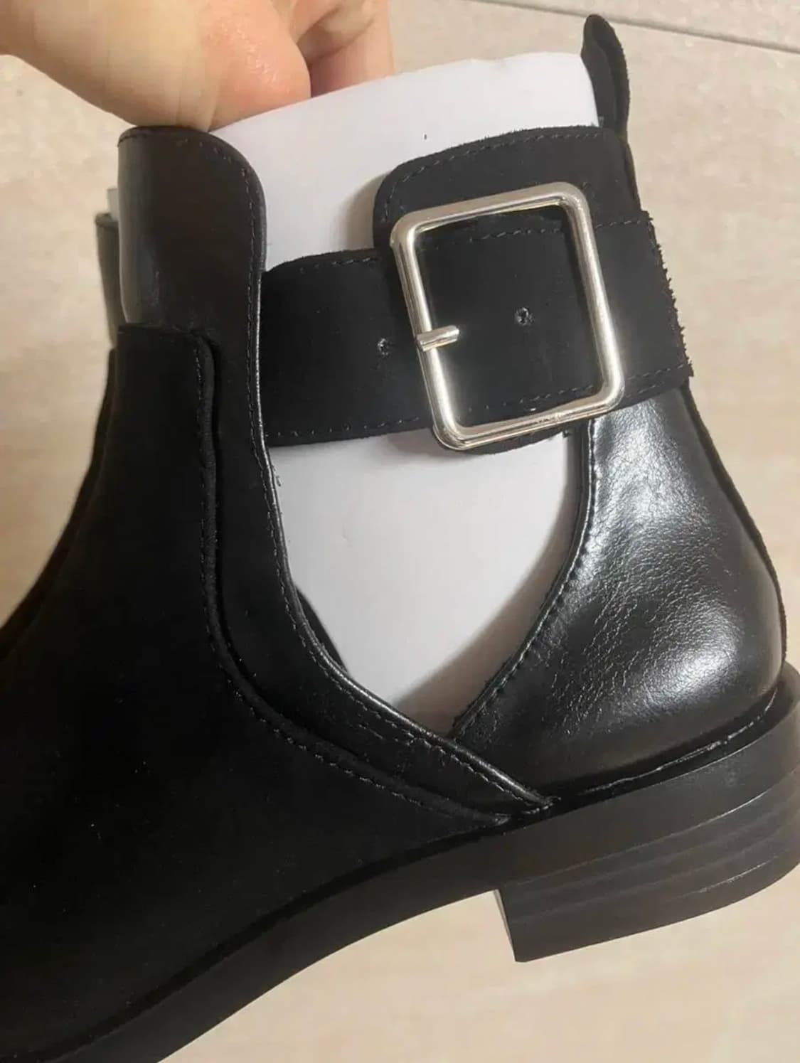 [ZARA] 버클 앵클 부츠 (착샷) 상품이미지6
