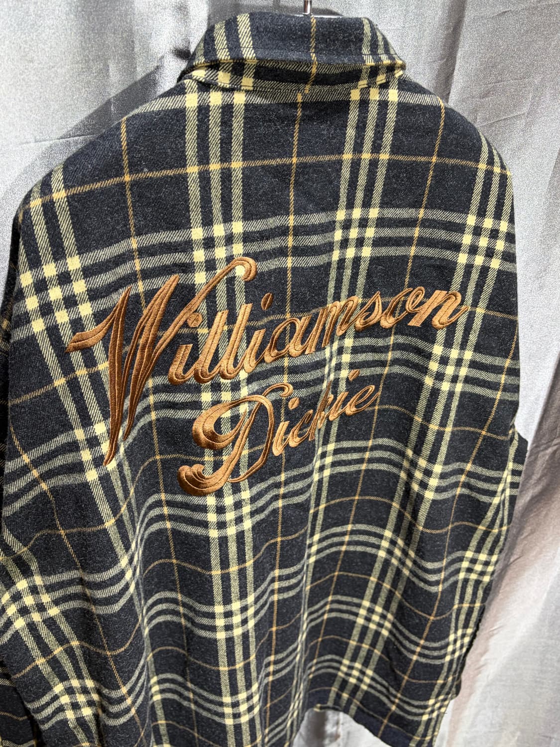 XL 디키즈 투포켓 빅스펠링 체크패턴 셔츠 상품이미지5