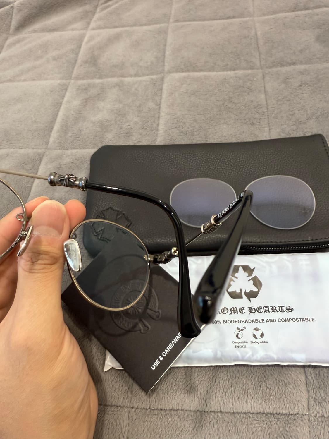 크롬하츠 안경 부바A bubba 앤틱실버(AS) 새제품급 상품이미지6