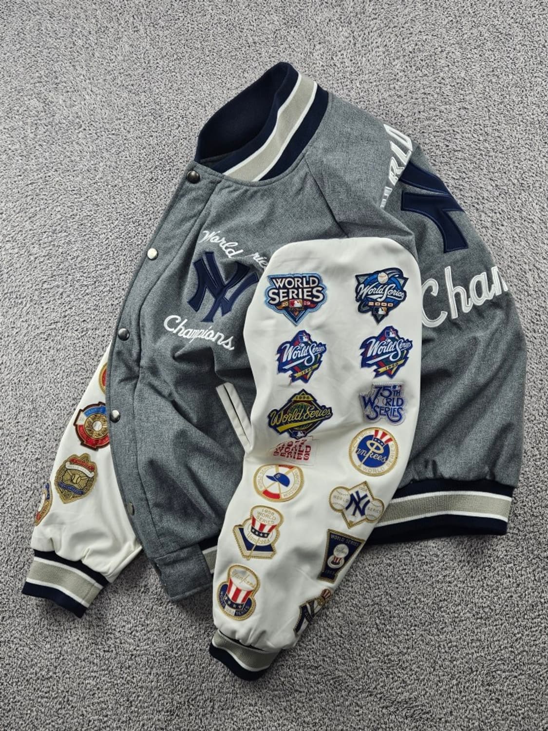 G-III 뉴욕 양키스 월드 시리즈 챔피언 바시티 자켓(XL)/10812 상품이미지3
