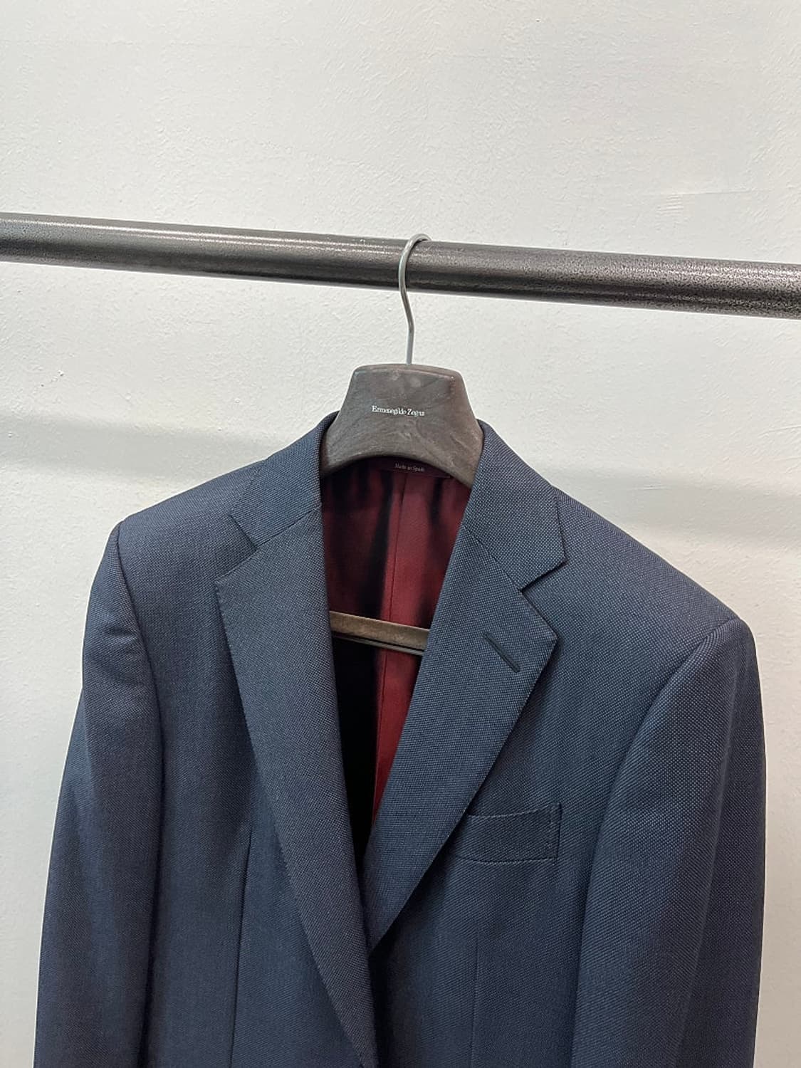 100-105) 던힐 네이비 콤비자켓  상품이미지2