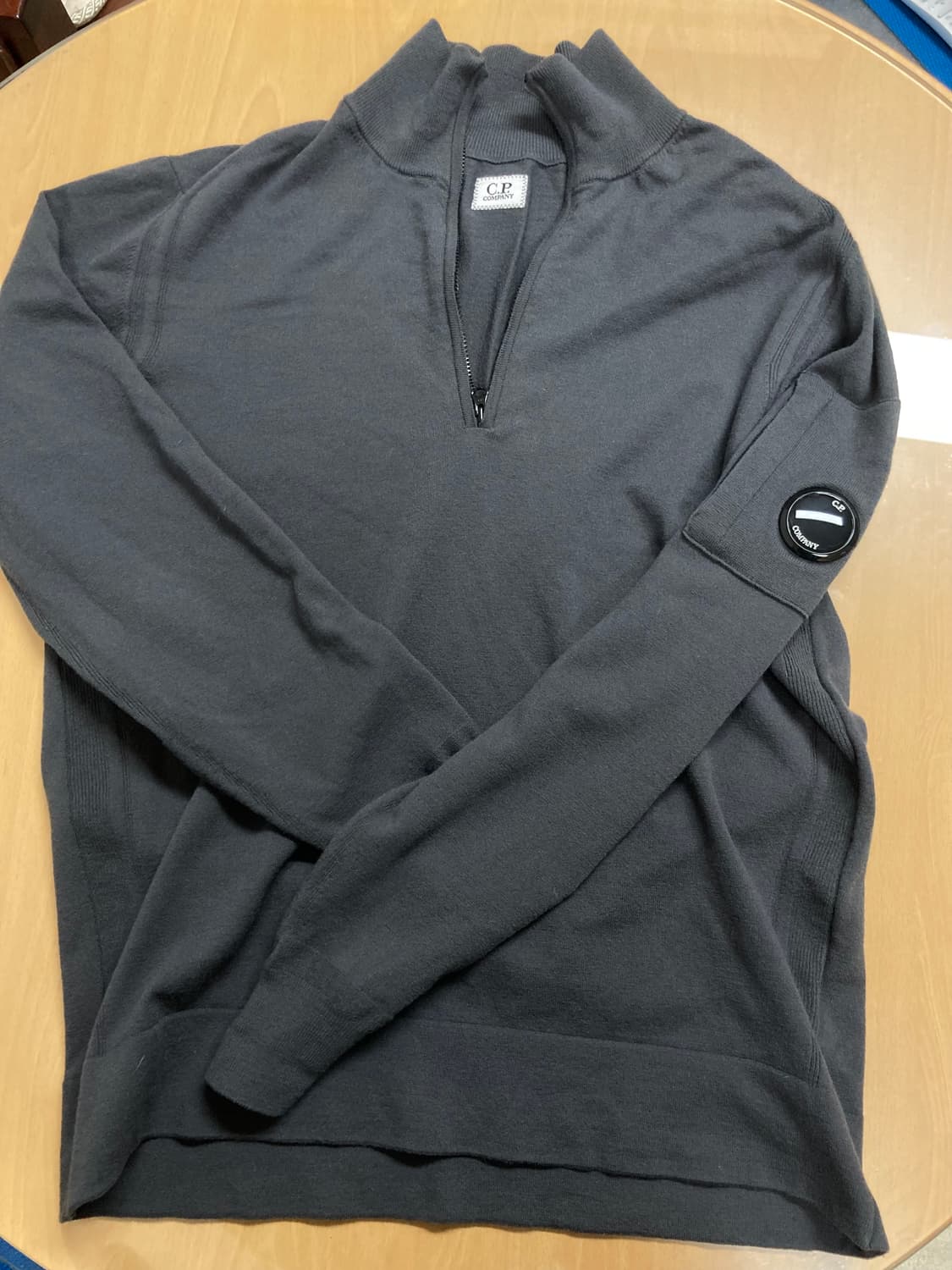 씨피컴퍼니 버진 울 니트 집업 100사이즈 한글택 상품이미지1