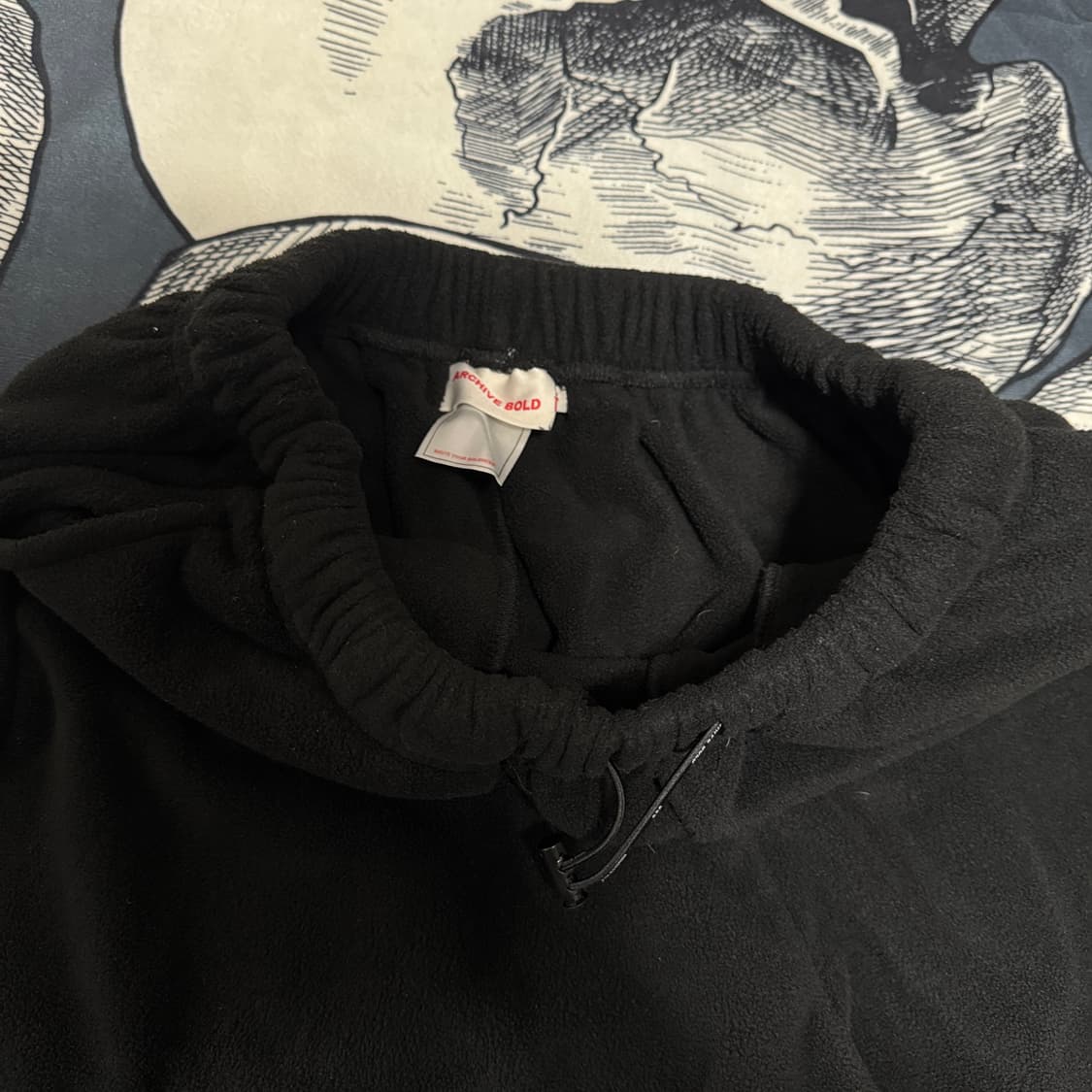 아카이브볼드 기모 스웻팬츠 M사이즈  총장 100 허리단면 33~50 상 상품이미지3