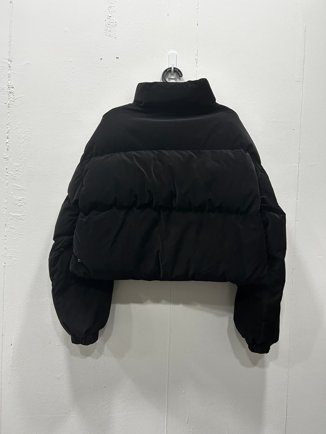 블랙 숏 푸퍼 패딩 여성 F 상품이미지2