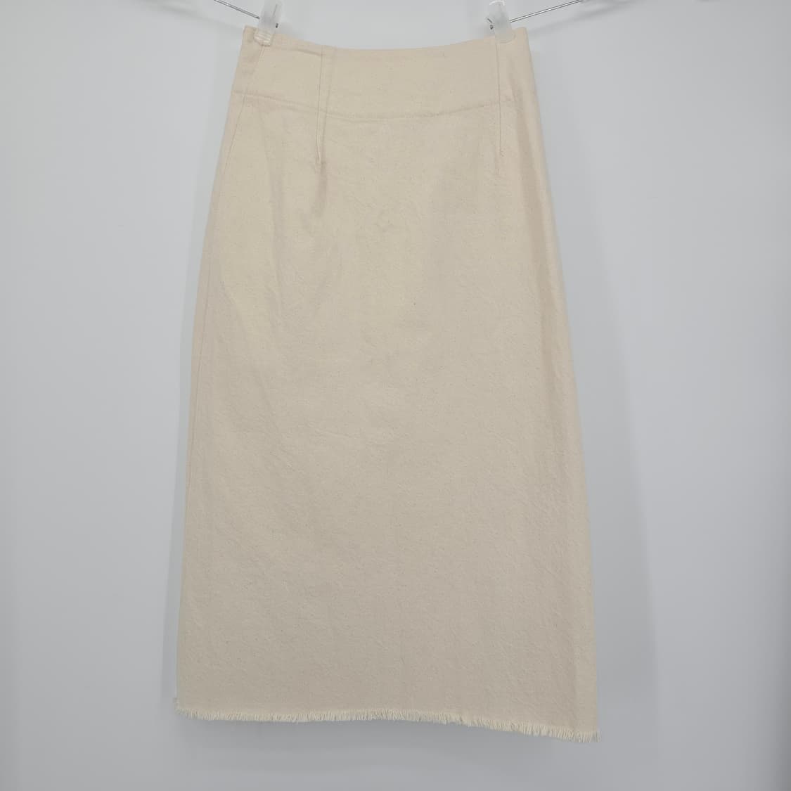DIVE 베이지 랩 스커트 미디 청스커트 S 상품이미지2
