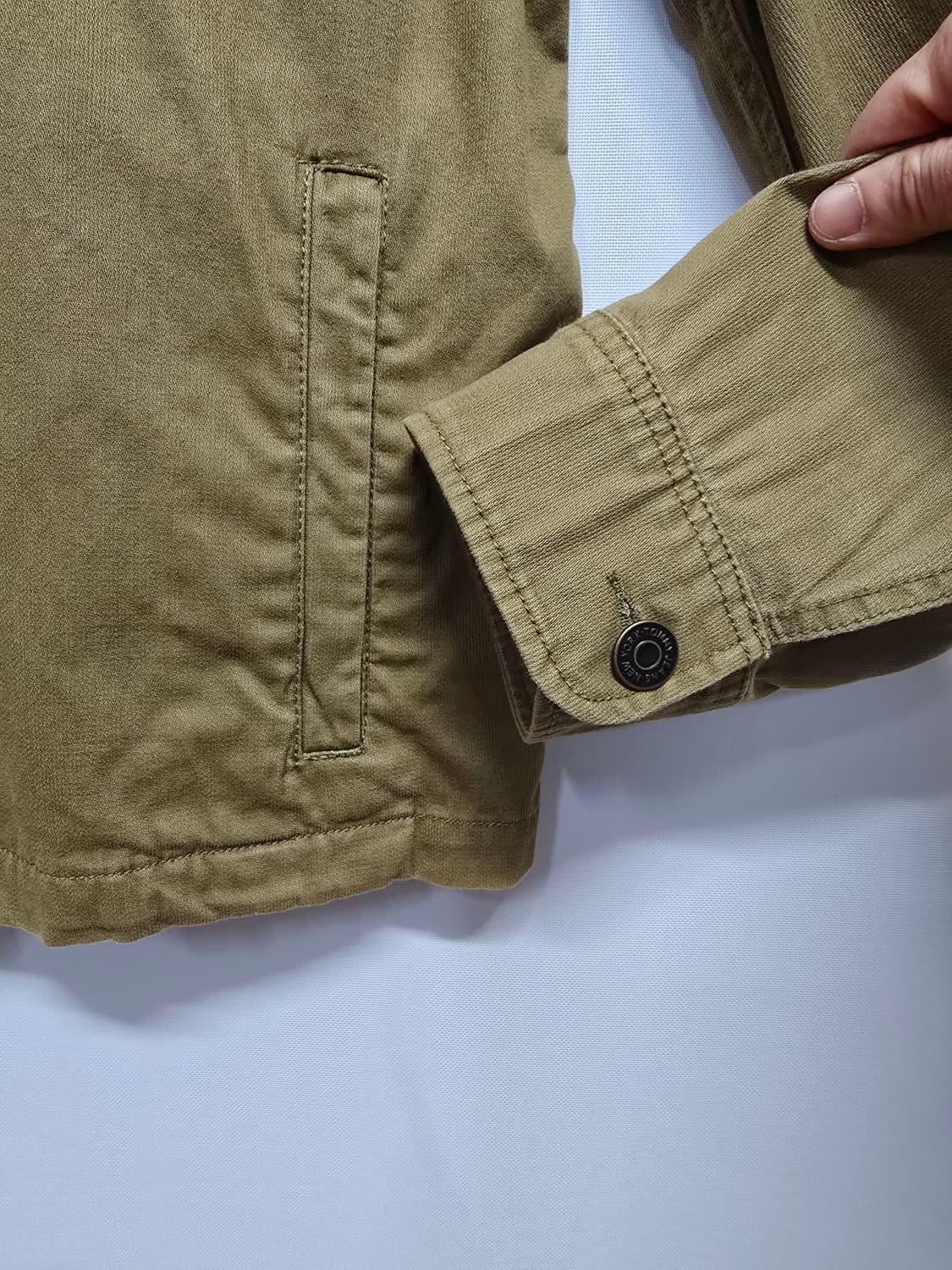 타미진 카키색 워크 자켓 상품이미지3