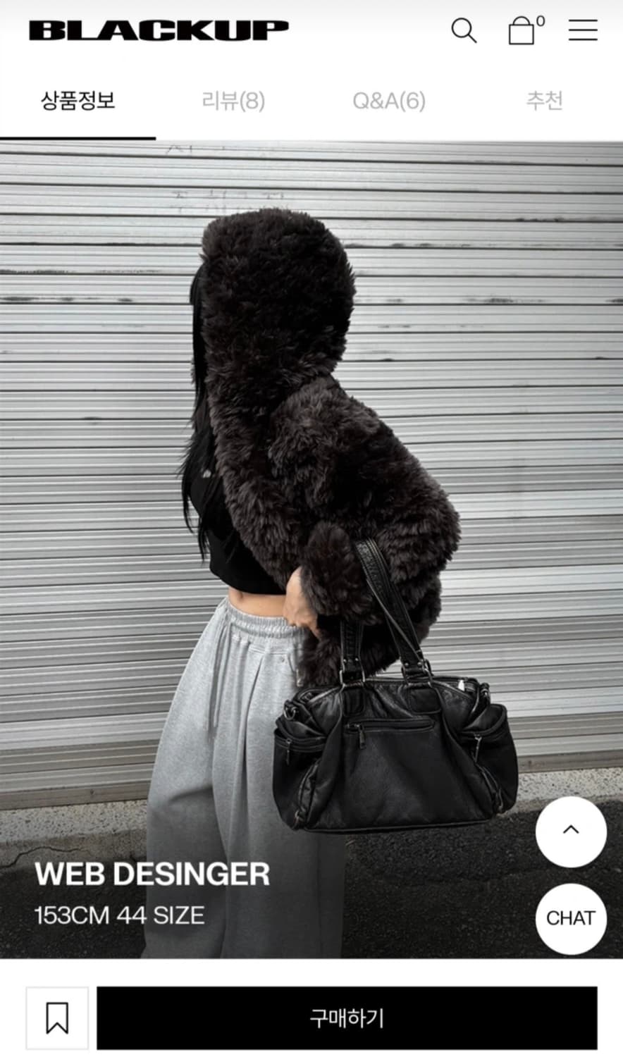 블랙업 퍼자켓 상품이미지1