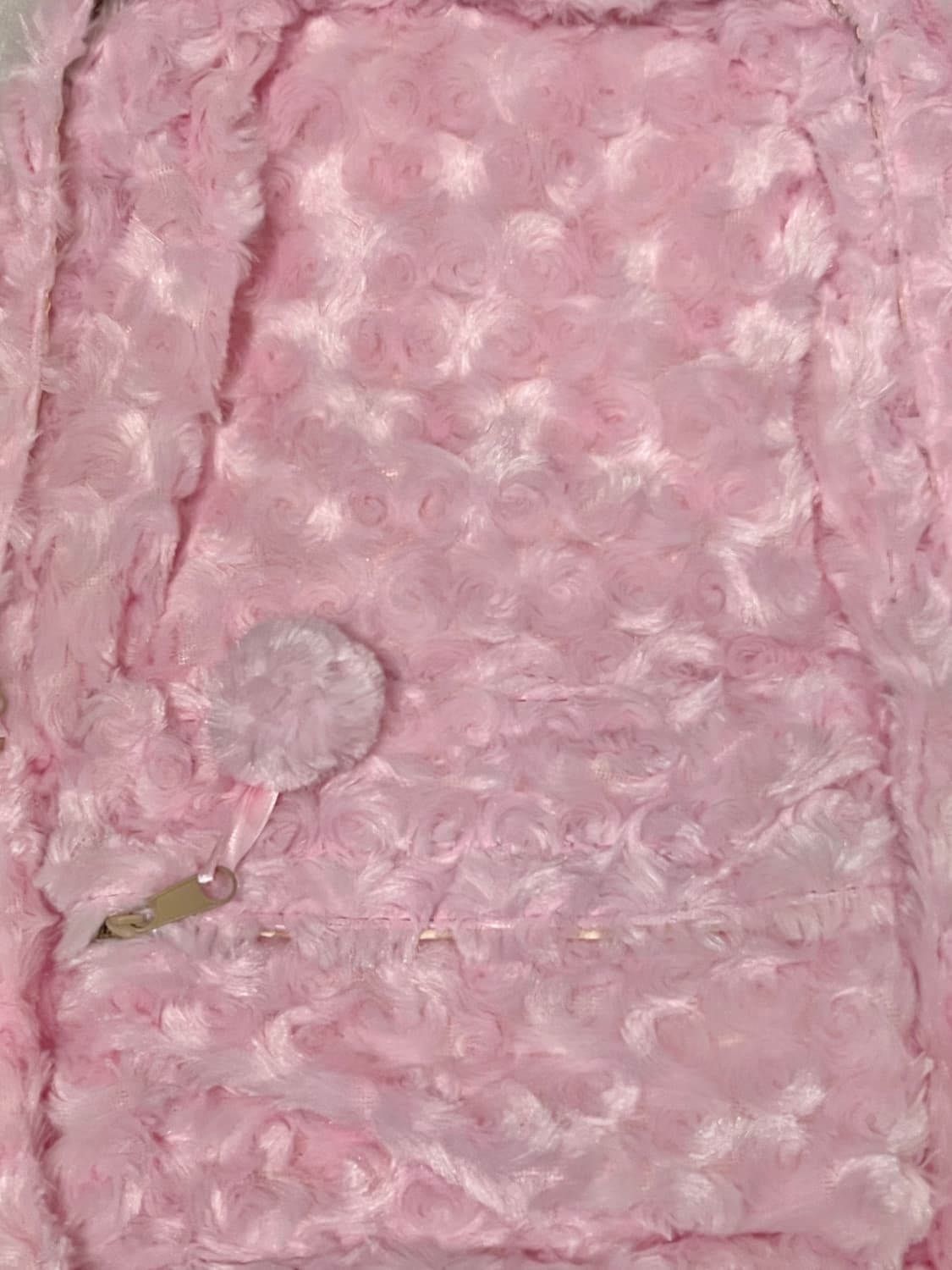 푸들같은 털 백팩 - 🍓핑크 상품이미지4