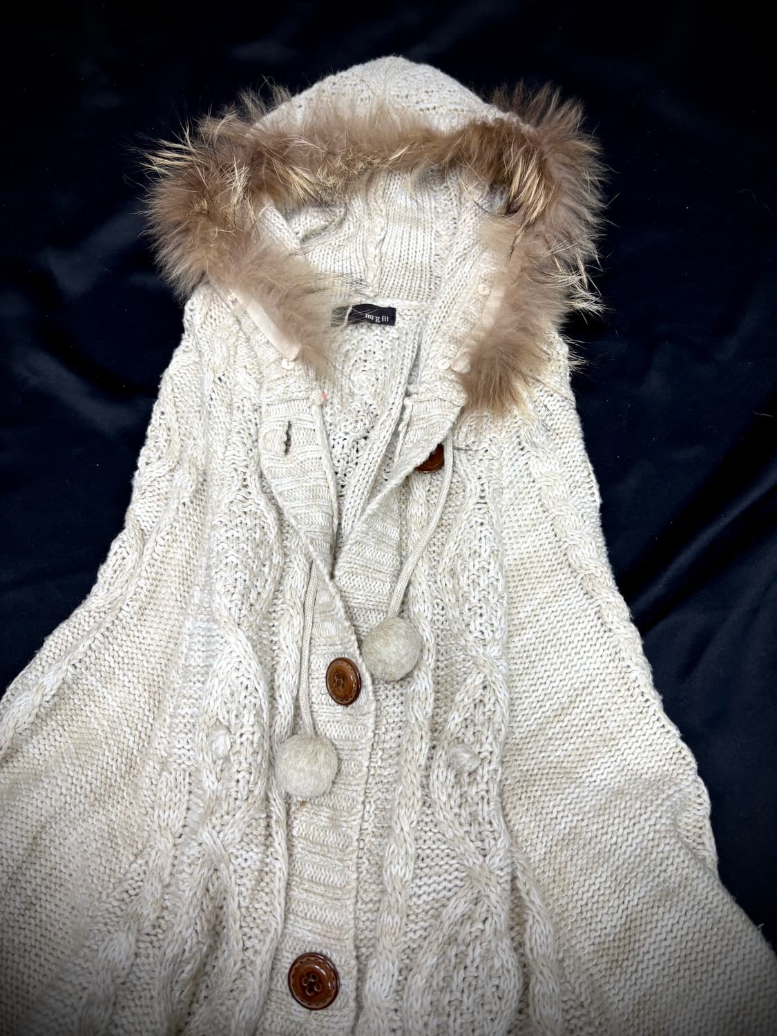 [Vintage] Fur Hoodie Cape 상품이미지7