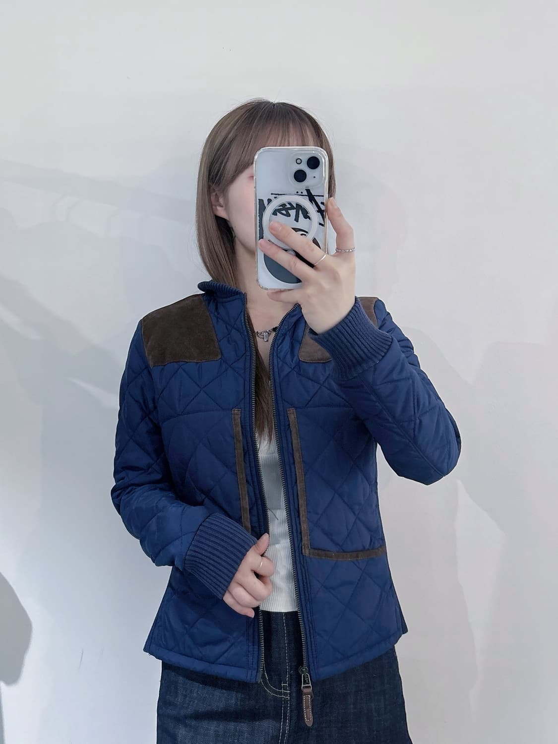 폴로랄프로렌 네이비 퀄팅 투웨이 자켓 상품이미지3