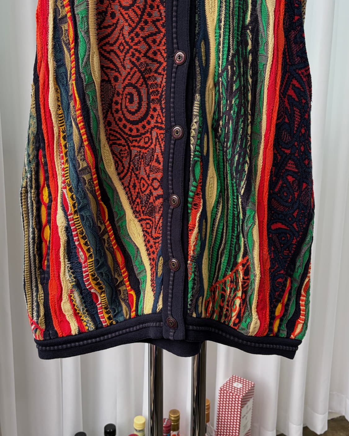 [M]쿠지 COOGI 케이블 니트 베스트 상품이미지3