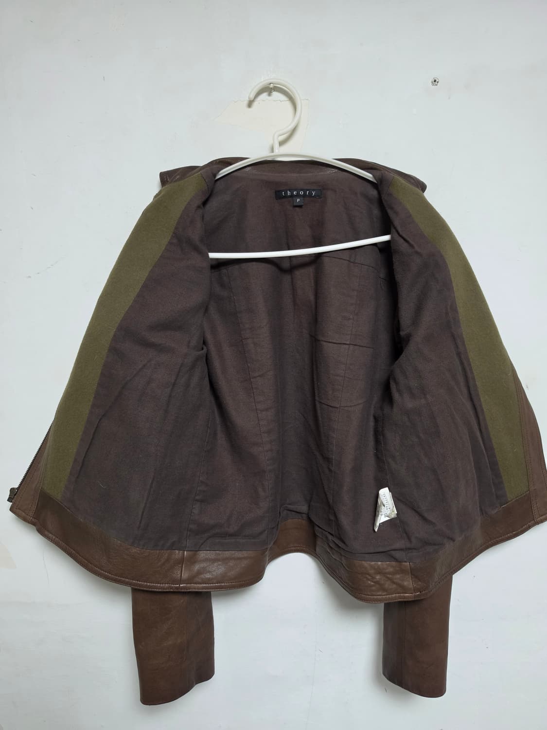 theory 여성 양가죽 라이더 자켓 P(000) 상품이미지4