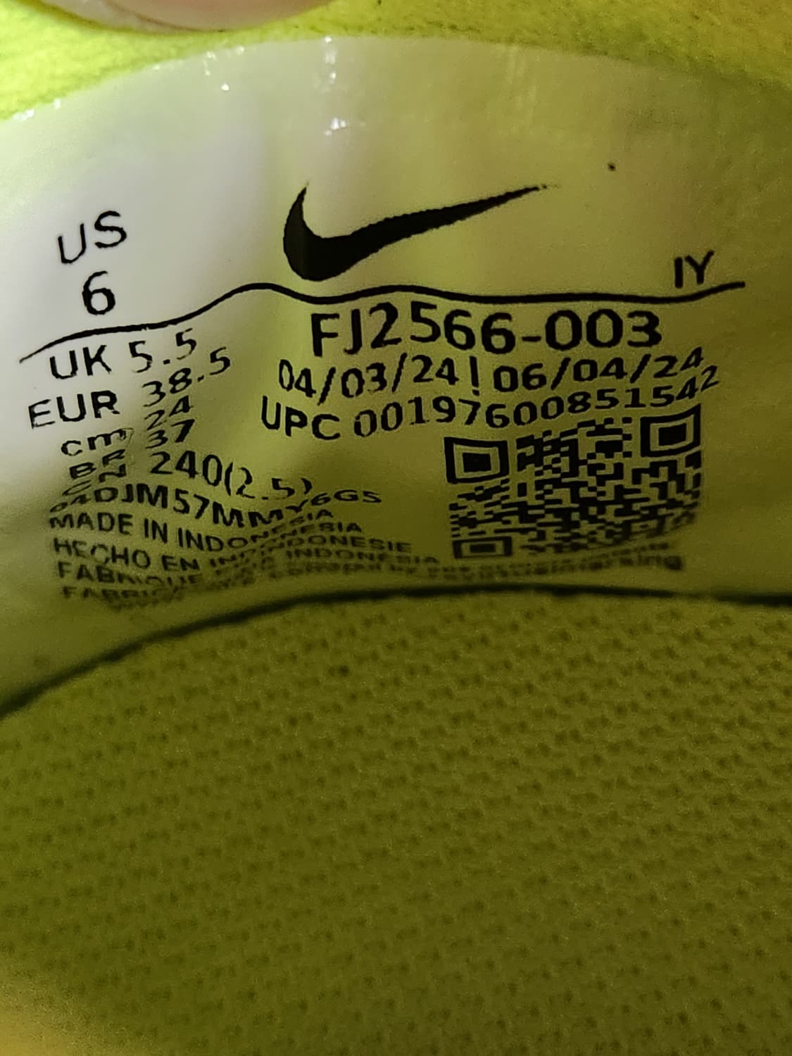 나이키 풋살화 팬텀 루나 2 아카데미 TF(FJ2566-003) 사이즈2 상품이미지10