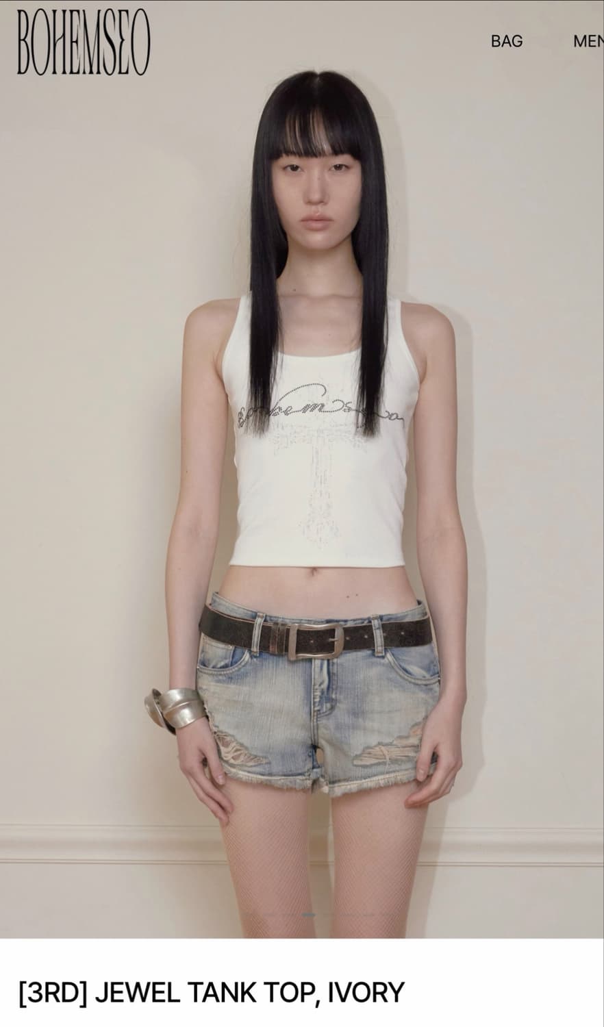 보헤미안서울 나시 jewel tank top 상품이미지1