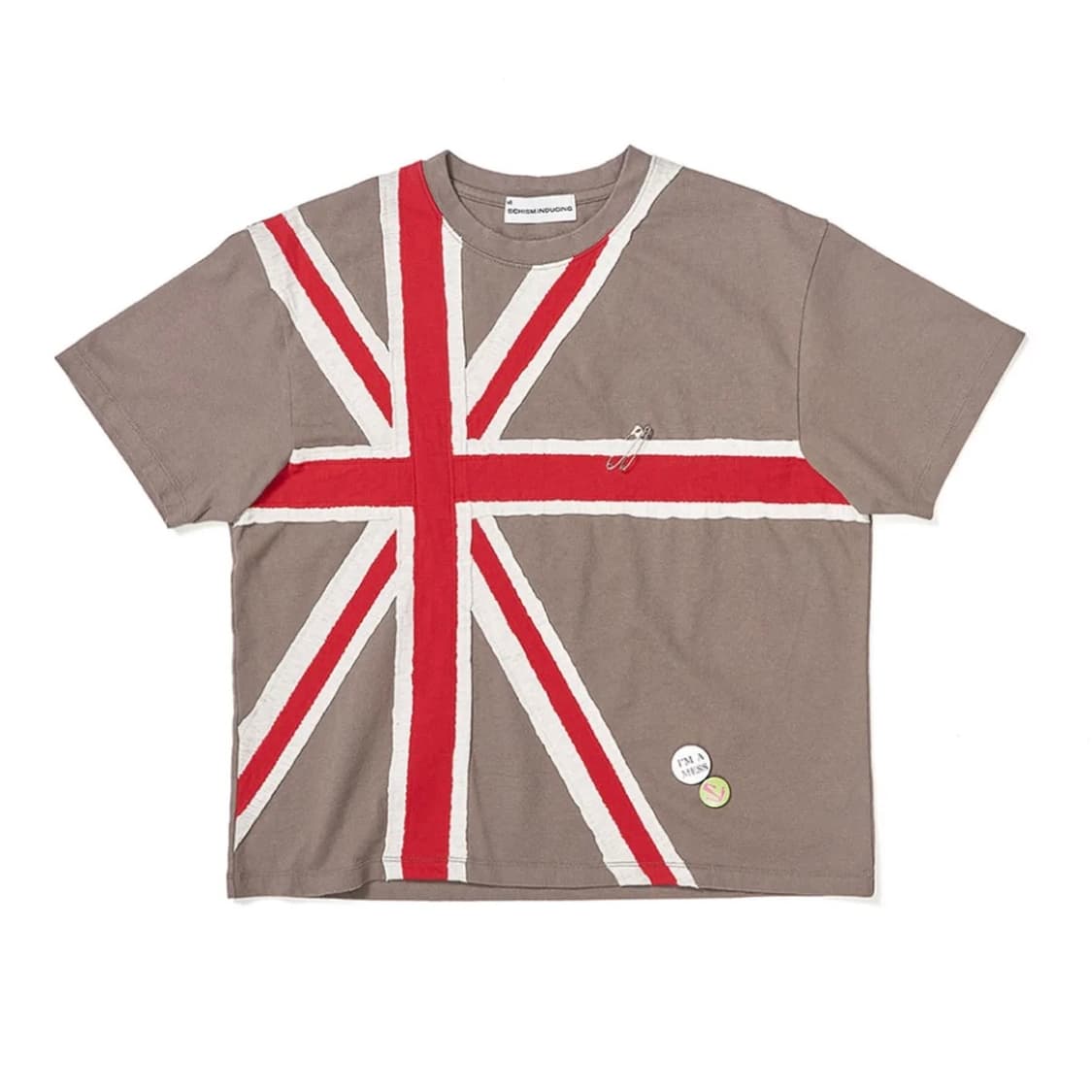 스키즘인듀싱 union jack t shirt grey S 상품이미지1