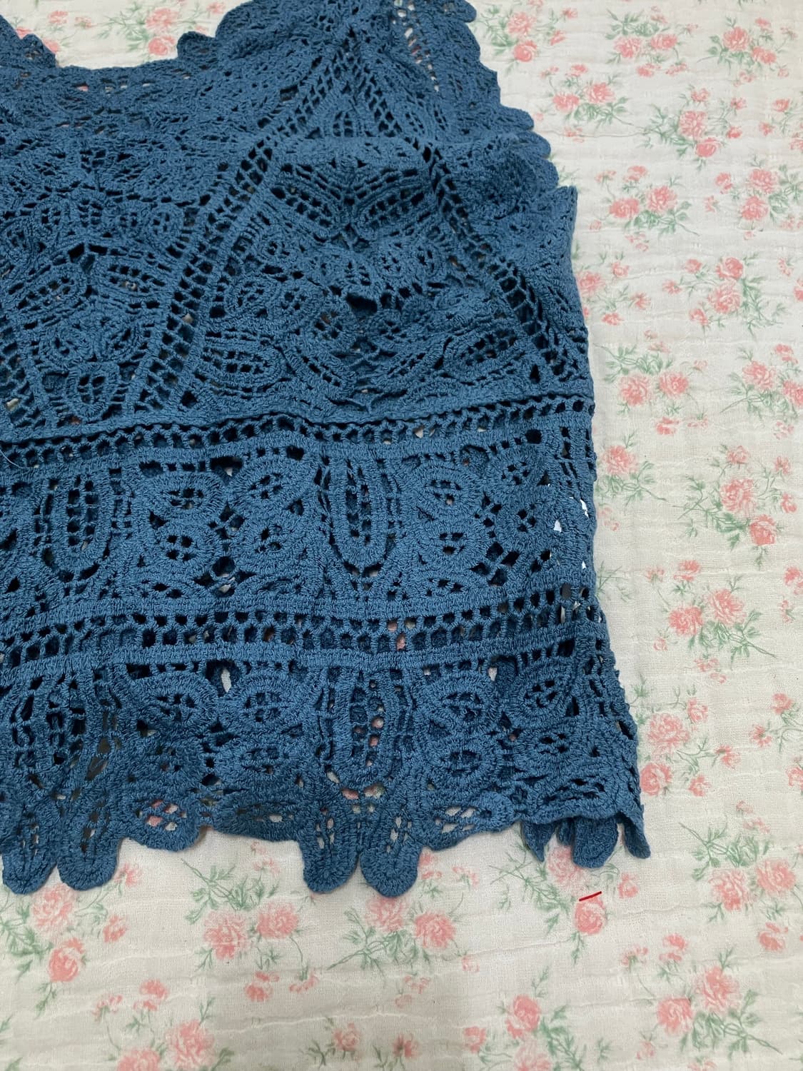 빈티지 크로셰 레이어드 나시 1113 모리걸 y2k 스트릿 갸루 펑키 일 상품이미지5