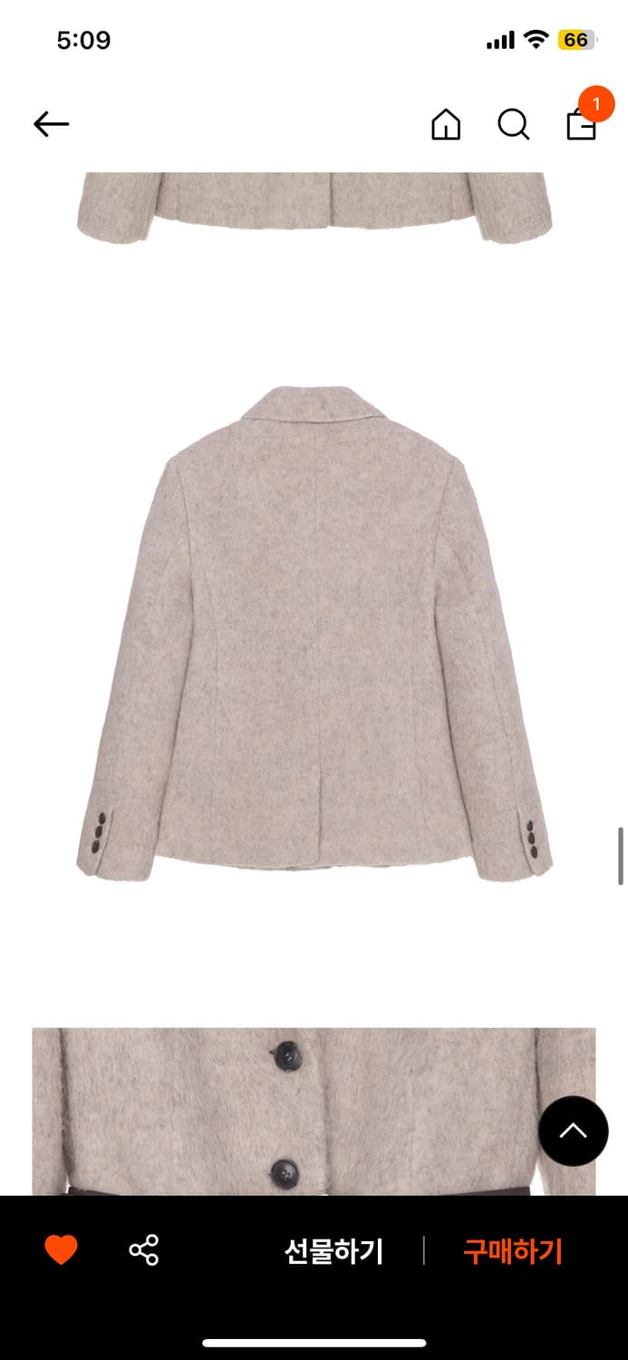 루에브르 자켓(벨트포함) 상품이미지3