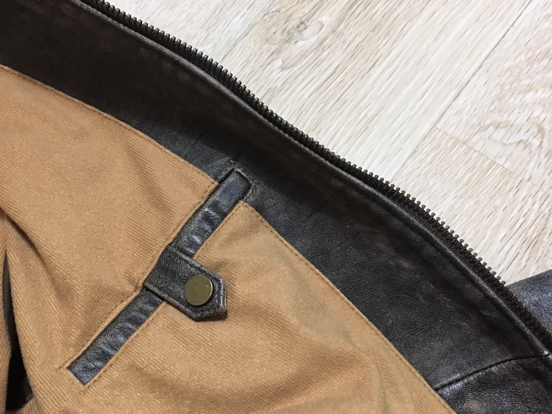 모카 소가죽 가죽재킷 상품이미지5