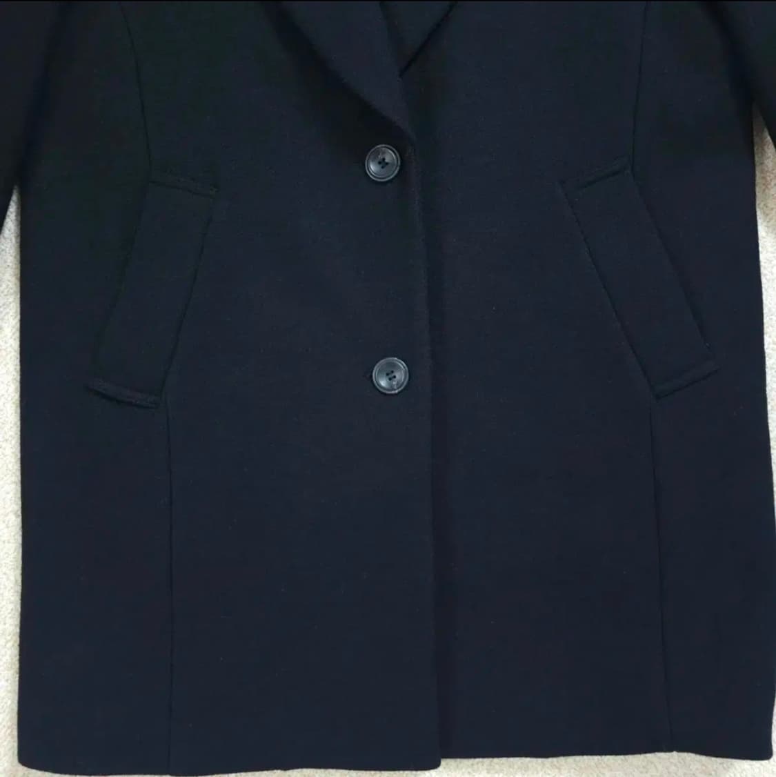 (M)써스데이아일랜드 빅카라 싱글 코트 네이비 상품이미지5