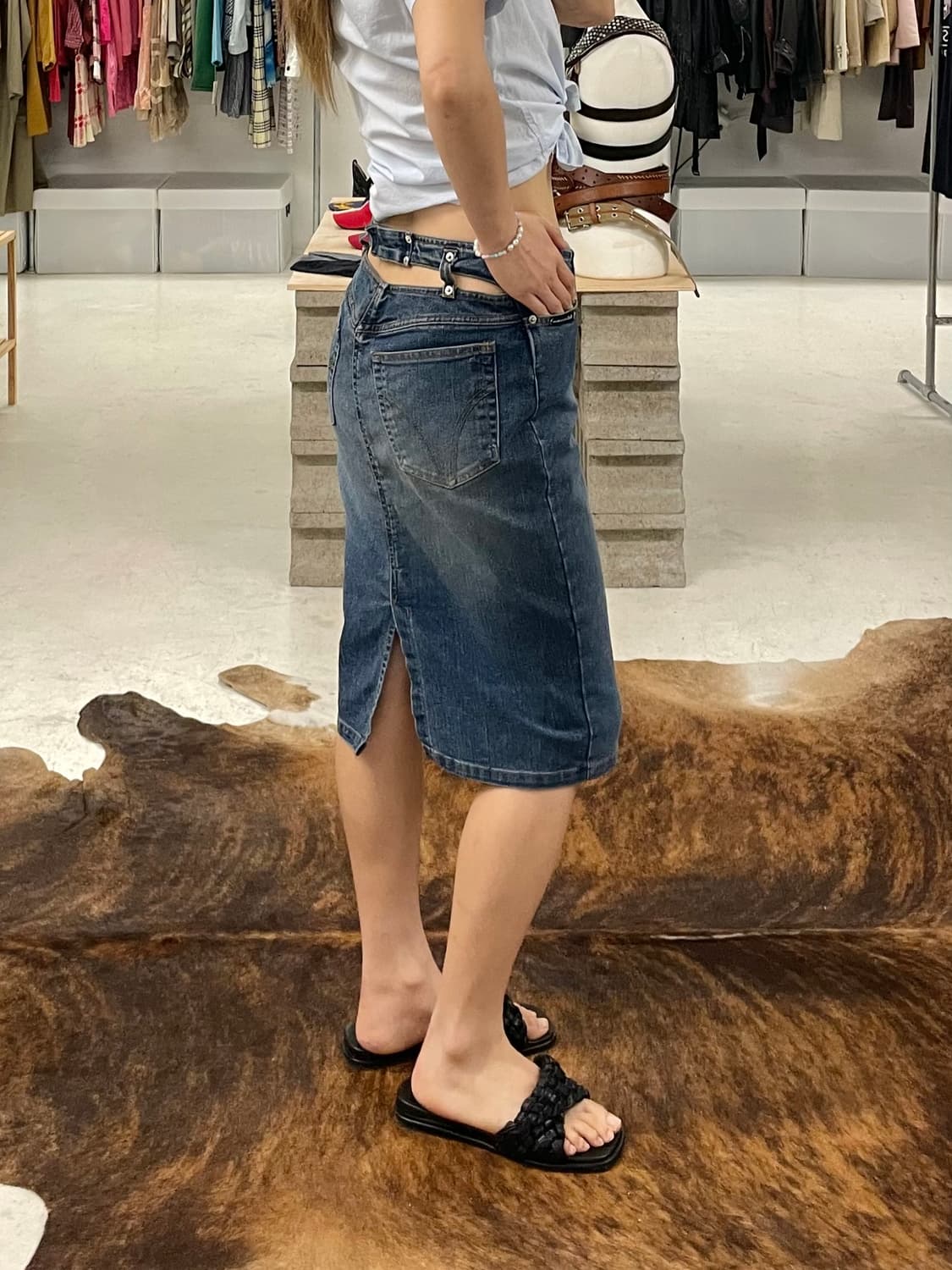 D&G denim skirt 상품이미지1