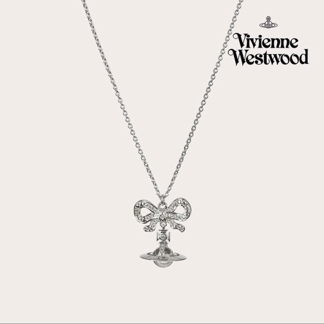 비비안웨스트우드 아카이브 크리스탈 옥타비에 3d orb 팬던트 목걸이 상품이미지1