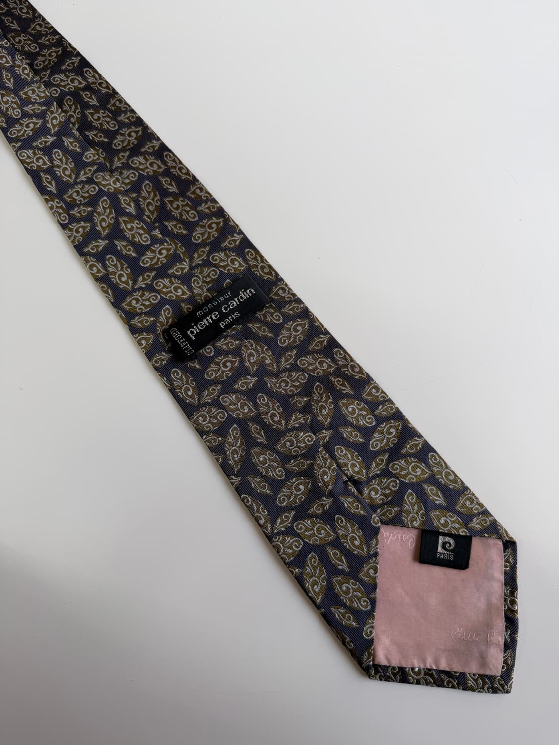 피에르가르뎅(Pierre cardin) 실크 넥타이 9.5cm 상품이미지3