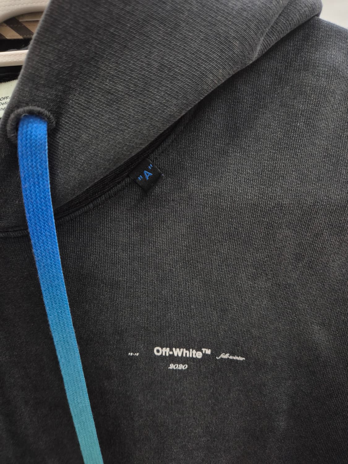 오프화이트 애로우 워싱 후드티 / M (정품) 상품이미지3