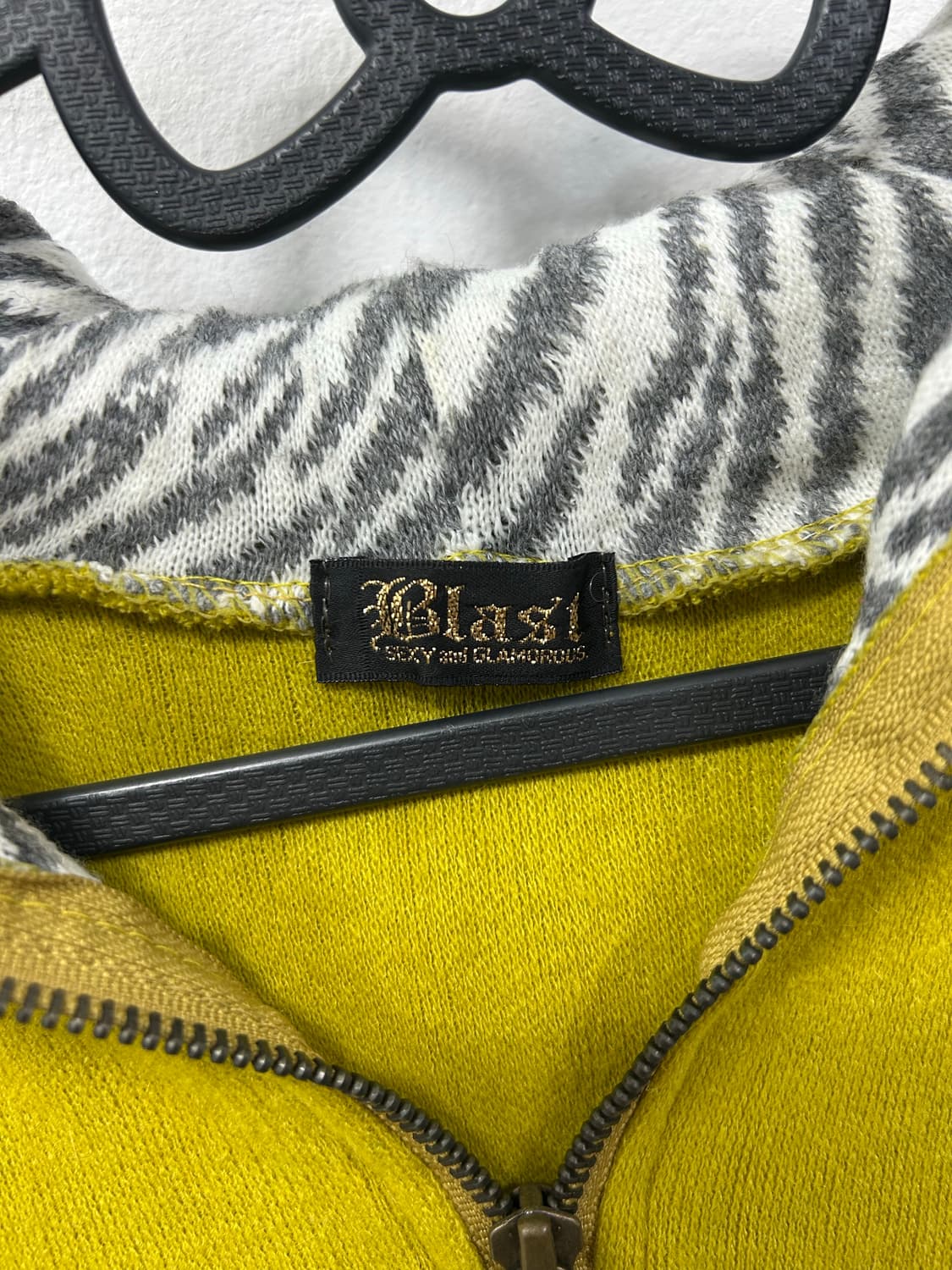 [GLAM GORGEOUS] 갸루 펑크 지브라 후드집업 상품이미지10