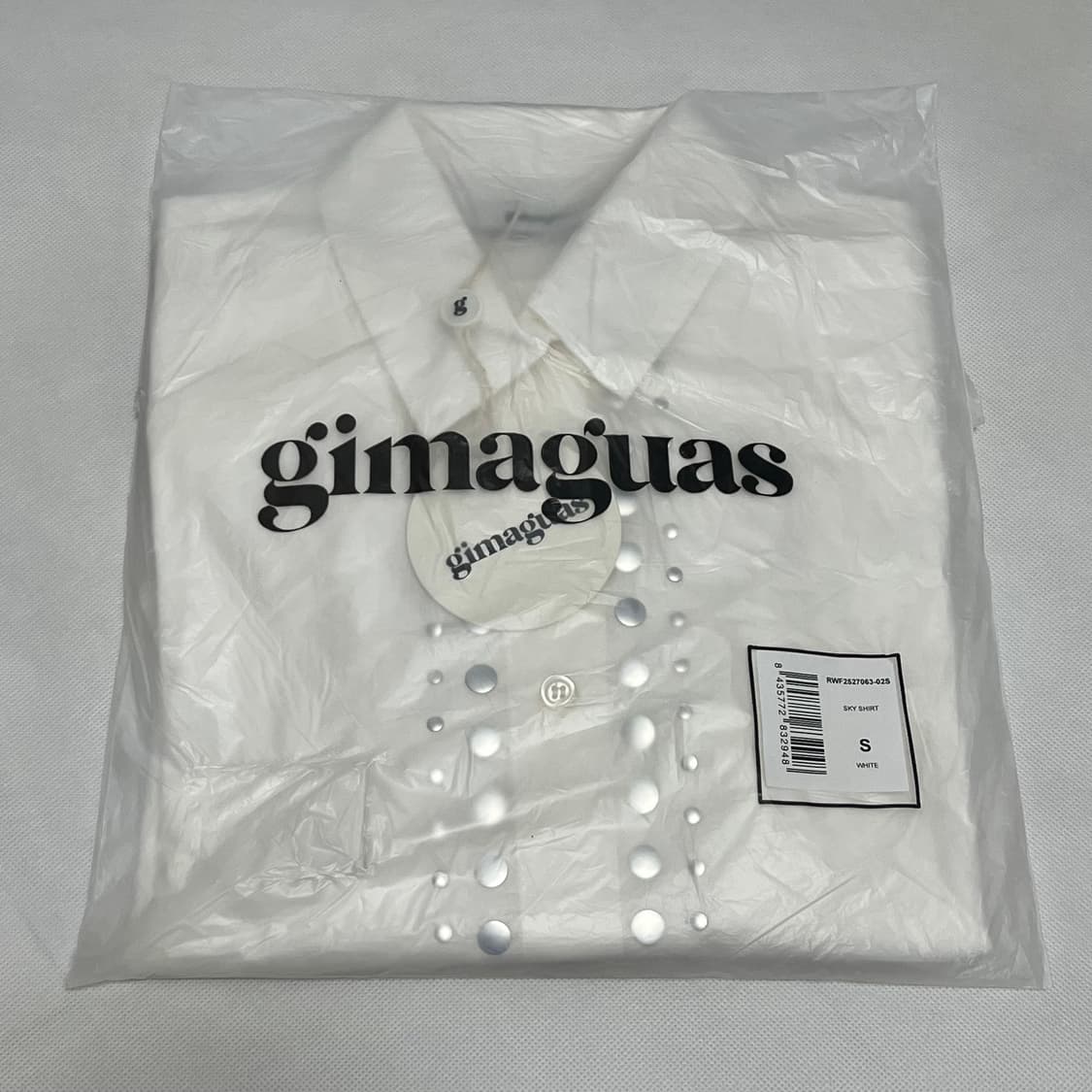 [S,M]기마구아스 Sky 스터드 셔츠/화이트 상품이미지4