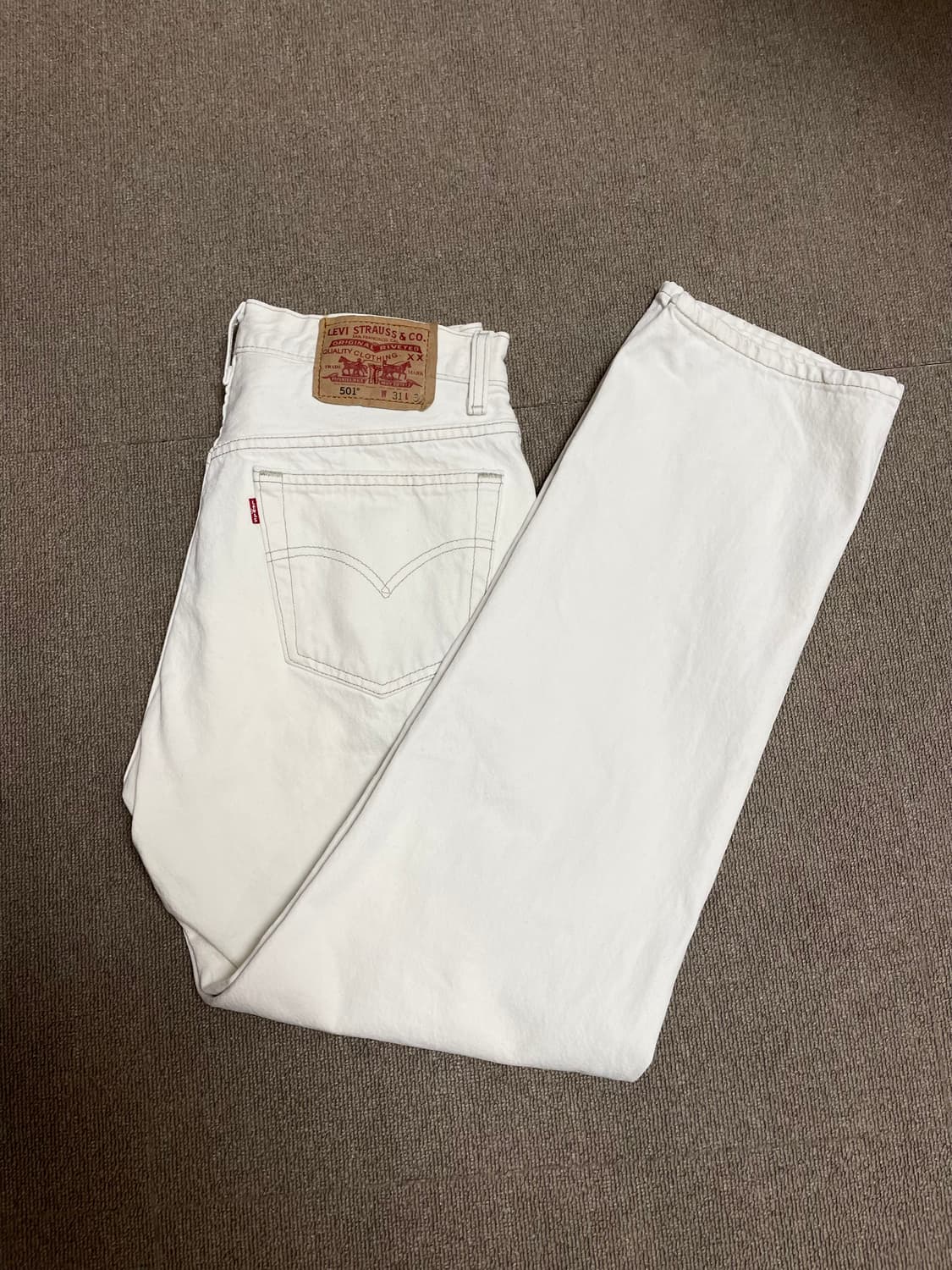 90s usa 리바이스501 화이트데님 상품이미지1