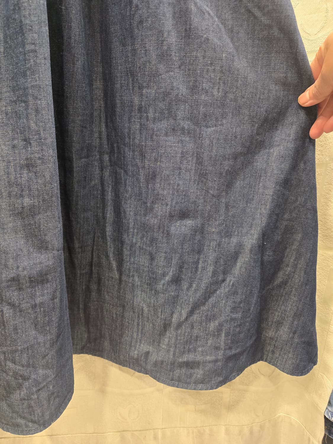 새상품)  플라스틱 아일랜드 데님 원피스 롱원피스 프리사이즈 상품이미지5