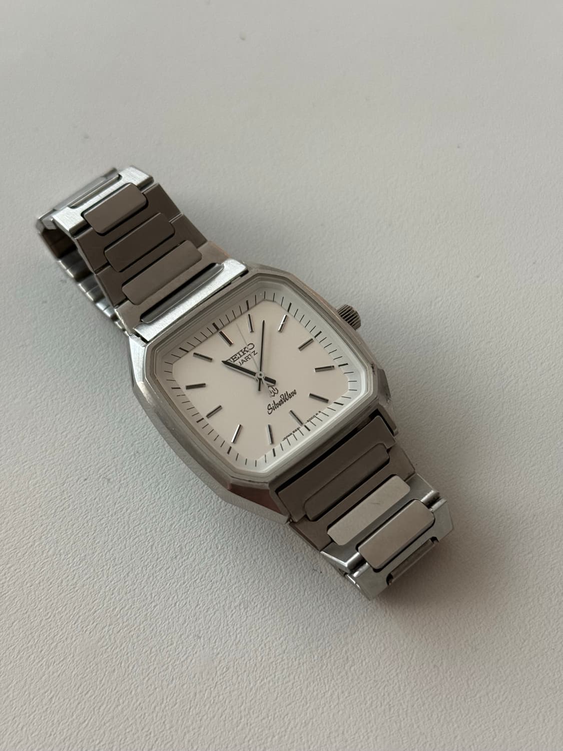 세이코 Seiko 쿼츠 스퀘어 Silvewave 상품이미지3