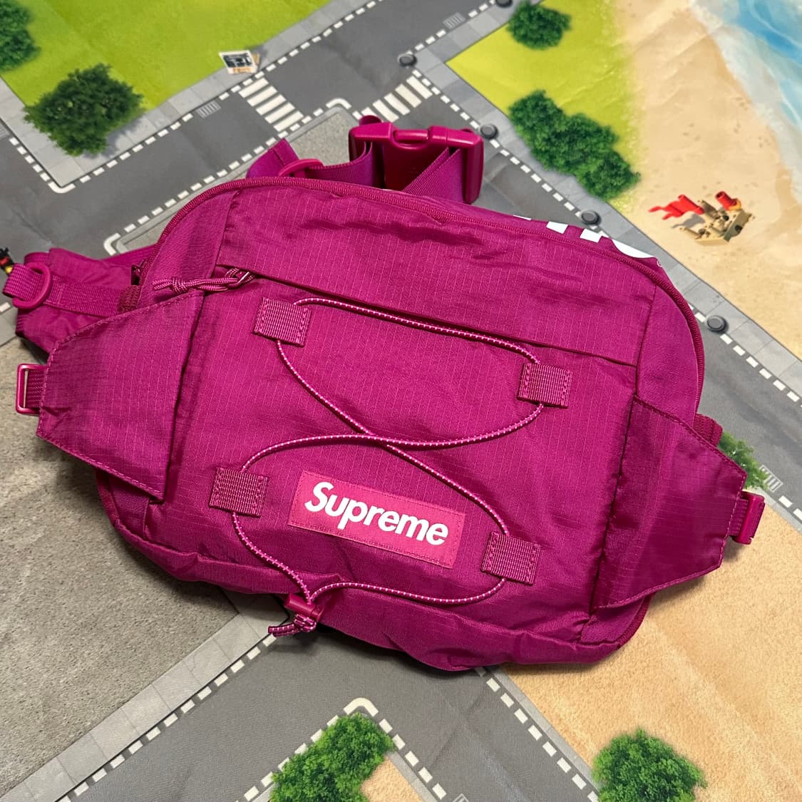 슈프림 코듀라 웨이스트백 마젠타 17ss 상품이미지4