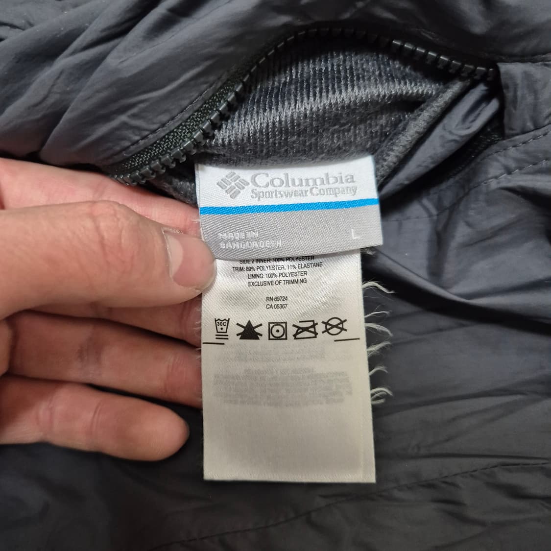 컬럼비아 리버시블 바람막이 후리스 조끼 L(100) 상품이미지9