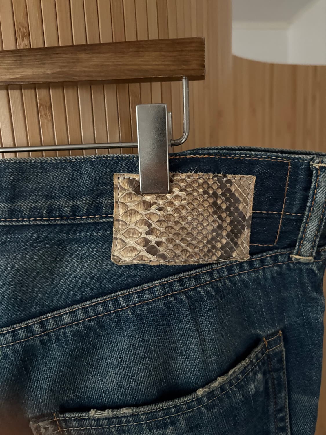 [W36 L30] 비즈빔 데님팬츠 셀비지 상품이미지4