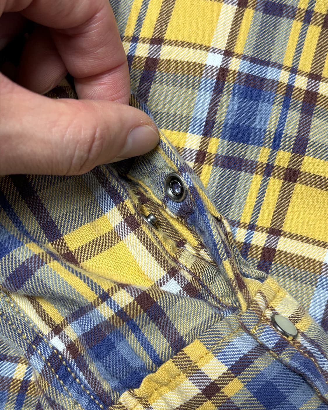 일본빈티지 GAP 클래식 체크 셔츠 상품이미지6