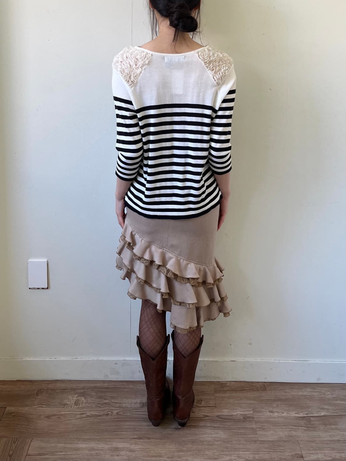 Dolly-Sean 레이스 숄더 스웨터 상품이미지10